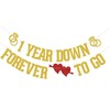KEWUFD 1 Year Down Forever to Go Banner, Happy 1st