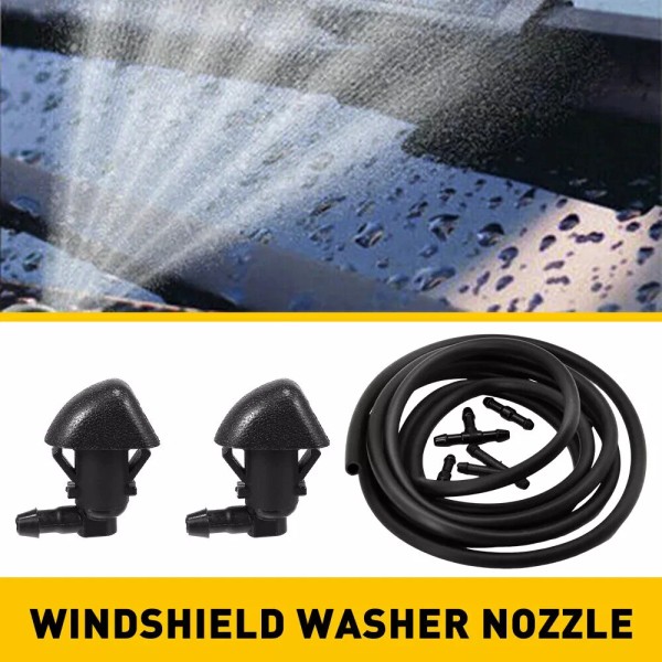 LIANGREN 2PCS FRONT WINDSHIELD WIPER WATER WASHER SPRAY NOZZLE FOR