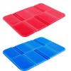 ANCLLO Seat Cushion Outdoor 2 Pieces Seat Cushion Foldable Seat