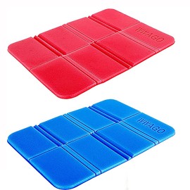 ANCLLO Seat Cushion Outdoor 2 Pieces Seat Cushion Foldable Seat Cushion Thermal Seat Cushion Seat Cushion Waterproof Seat Pad Insulating Seat Pad for Outdoor Garden Camping Picnic Hiking