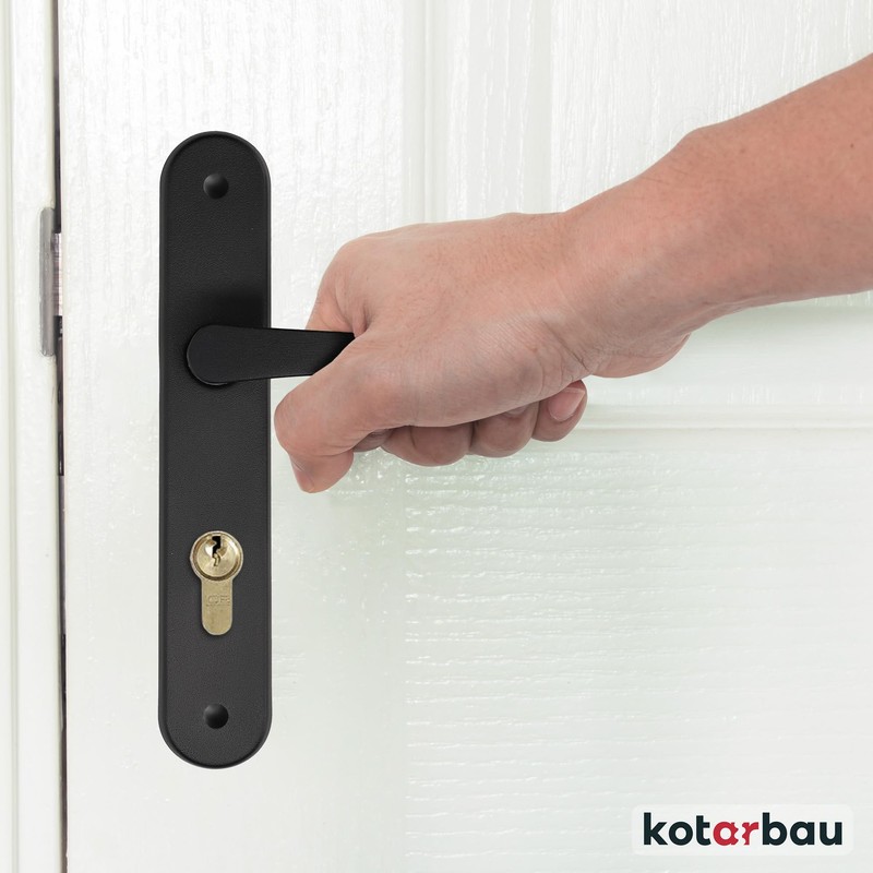 KOTARBAU® Door Handle 72 mm Right Left for Profile Cylinder