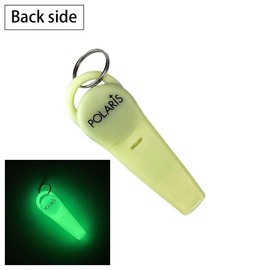 POLARIS Waterproof Glow in The Dark Micro Whistle-Compass 1