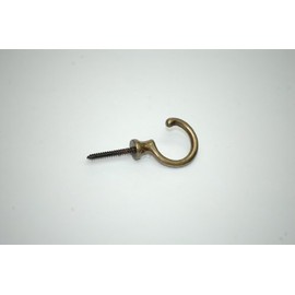 Ceiling Hook Wall Hook Screw Hook Decorative Hook Burnished Metal 32 x 11 x 22 mm