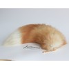 Fosrion Real Fox Tail Fur Handbag Charm Cosplay Toy with