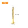 QUARKZMAN Wood Screws M3 x 30 mm Slotted Round Head