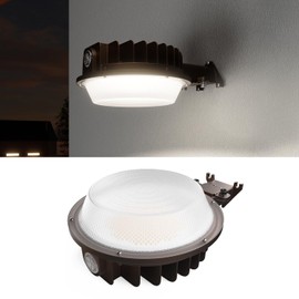 Sunco Barn Lights Outdoor Dusk to Dawn, LED Yard Fixtures, Security Lighting, Bronze, 90W, 12,600 LM, 5000K Daylight, Dimmable (0-10V), Waterproof, UL.