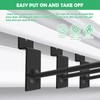 Yauhar 100Pcs Heavy Duty Slat Wall Display Hooks Bulk Set,