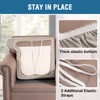 H.VERSAILTEX Stretch Velvet 2 Piece T Cushion Sofa Slipcovers for