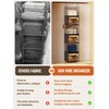 Closet Hanging Organizer with Drawers, 6 Tier Metal Closet Organizers