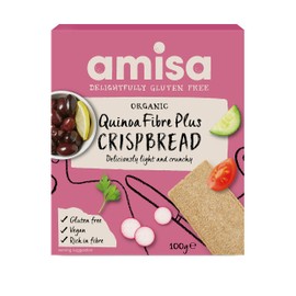 AMISA Organic Gluten Free Quiona Fibre Plus Crispbread 100g (PACK OF 1)