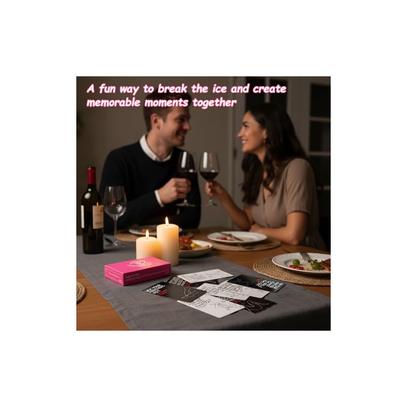 Juego de bebidas para parejas, 50 ideas para citas nocturnas