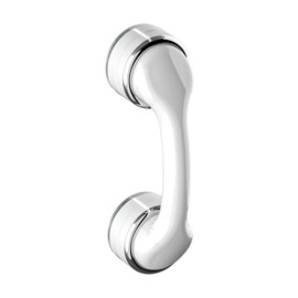 YIDELAI - Suction Cup Door Handle, Adhesive Cabinet Handle, Suitable for Kitchen Sliding Doors, Window Glass, Refrigerator Doors, cabinets, etc (Cream-White)