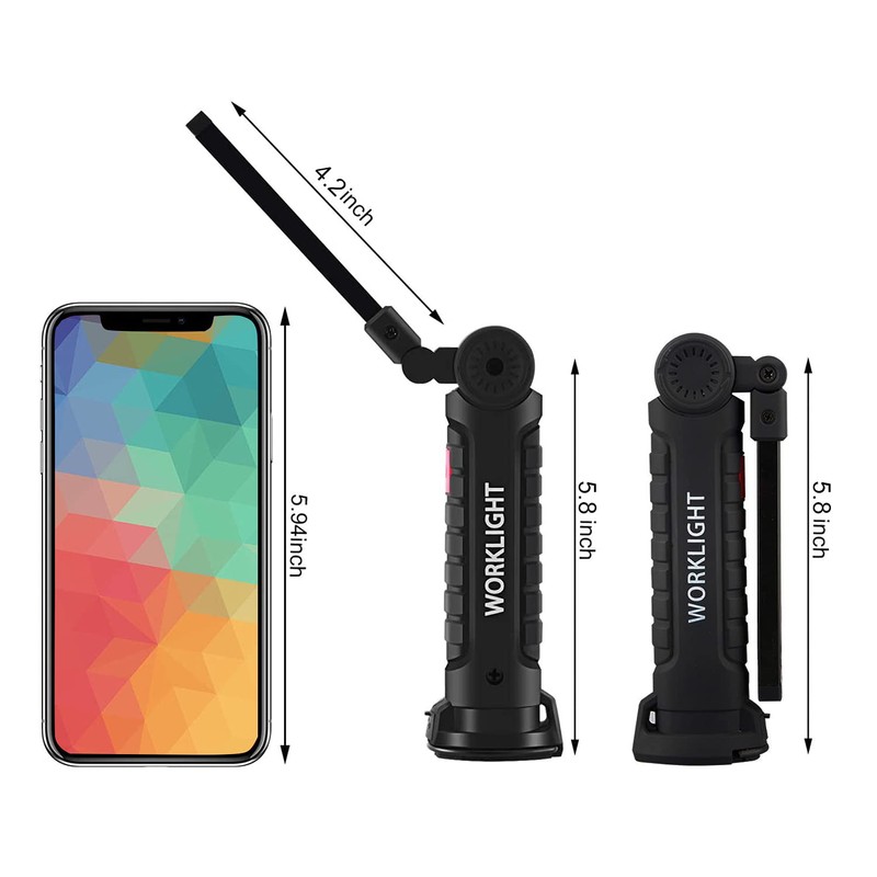 Tool Gifts for Men Dad Him, Rechargeable Work Lights, LED