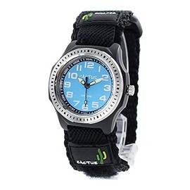 Cactus Children's Watch, Boys and Girls, Waterproof, Velcro Nylon Strap, Wristwatch, Genuine Domestic Product (CAC-45-M03/Blue)