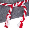 Relaxdays 10026105 Red and White Cord, Felt Hat, & Men,