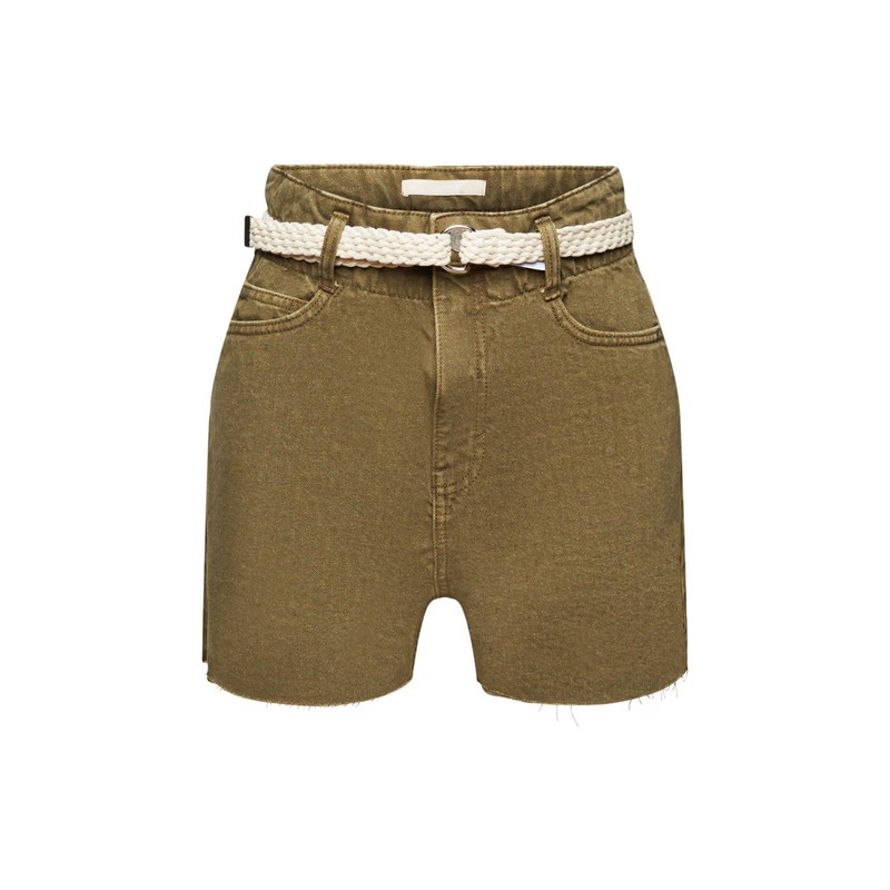ESPRIT Women's Shorts, 350/Khaki Green