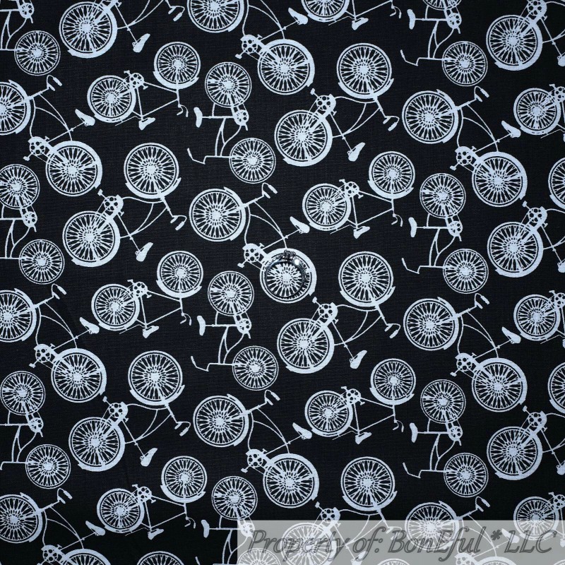 Studio E BonEful FABRIC FQ Cotton Quilt VTG Black Pink