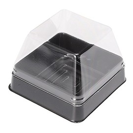 rumiakappu Black (with lid)/20 Pairs Tomiz (富澤 Shops) Containers Plastic Containers, Hood Pack