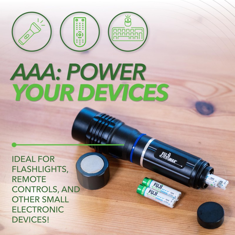 Fuji Enviromax 4400BP24 EnviroMax AAA Super Alkaline Batteries (24 Pack),