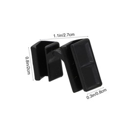 UPKOCH Cubiertos Negros Ayudantes De Palillos Reutilizables 12 Uds Ayudas De Entrenamiento De Palillos Chinos Conector De Bisagras Para Chinos Principiantes Entrenadores