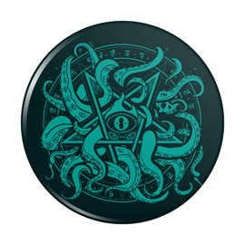 Cthulhu Elder Sign Pentagram Kitchen Refrigerator Locker Button Magnet