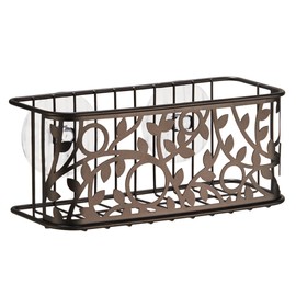 InterDesign Vine Suction Basket, Bronze