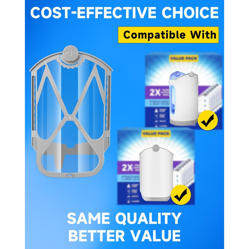 JoyMind 24 Pack Refill Cartridge Kit Compatible with Zevo Plug-in