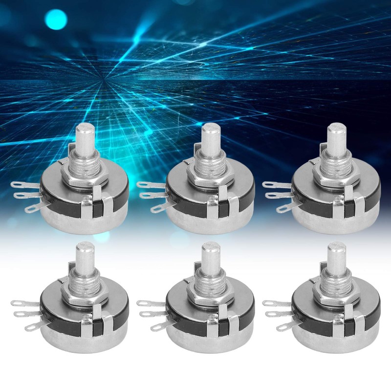 20Pcs Potentiometer Assortment Kit Single Turn Carbon Film Rotary Taper