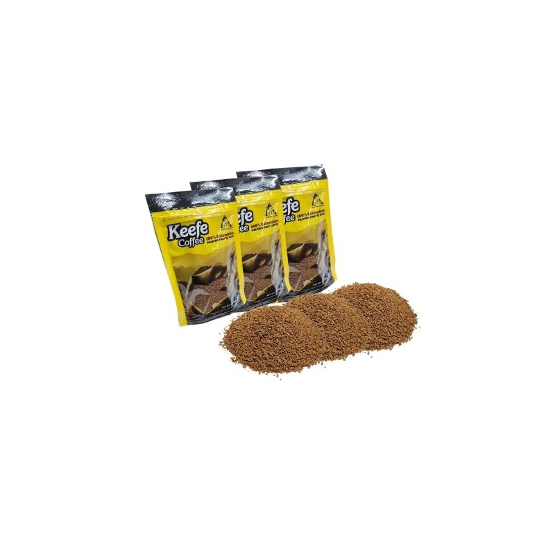 Keefe Coffee 100% Colombian Premium Freeze Dried Coffee 3oz SEALED