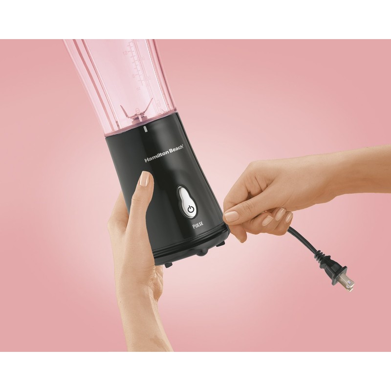 Hamilton Beach 51101B Personal Blender with Travel Lid, Black