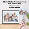 Large 32GB Digital Photo Frame - Dual-WiFi Smart Digital Photo