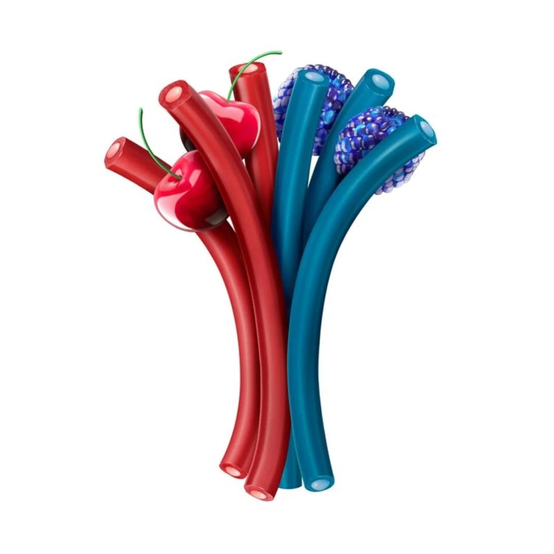 Jolly Rancher Blue Raspberry & Cherry Flavored Gummy Ropes, 283g/9.9