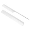 Vaguelly 2pcs Stainless Steel Pin Tail Comb Static Hair Styling