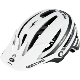 BELL Unisex -Erwachsene Sixer MIPS Fahrradhelm, mat White/Black Fasthouse, M