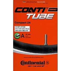 Continental Air Tube Bicycle Compact 24 Inner Tube, Multi-Colour, 32/47-507/544