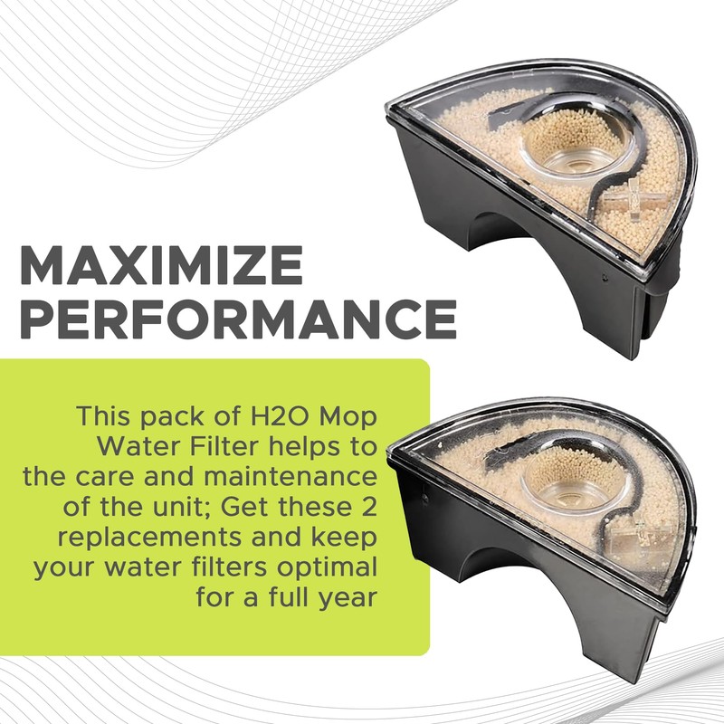 H2O MOP® HD Steam Cleaner Accessories (2pk HD Water Replacement