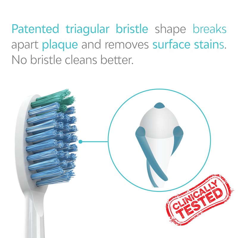 TAO Clean Daily Care Whitening Replacements Heads - White -