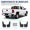 PIT66 4PCS Molded Mud Flaps Wheel Fender Mudguard, Compatible with