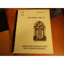 Wurlitzer 1015 OMT CD Jukebox Instruction / Service MANUAL - One More Time - new