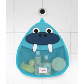 3 Sprouts Bath Storage Caddy - Organizer for Shower, Baby and Toys - Walrus