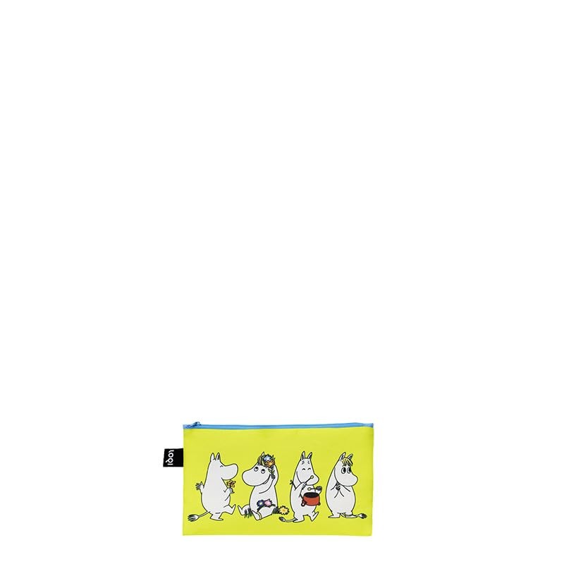 Moomin Together Recycled Zip Pockets, Multi-Colour, L, Cosmetic Case, Multicolored,