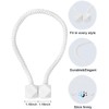 4 Packs Magnetic Curtain Tiebacks for Drapes, Convenient Drape Tie