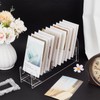 NICENEEDED 2 Pcs 12 Tier Acrylic Greeting Card Display Stand,