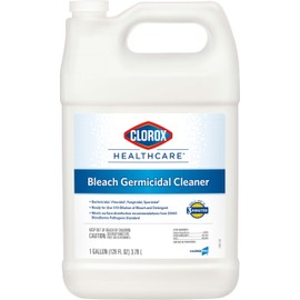 CLOROX Healthcare Bleach Germicidal Cleaner Refill, 128 Fluid Ounces (Package May Vary)