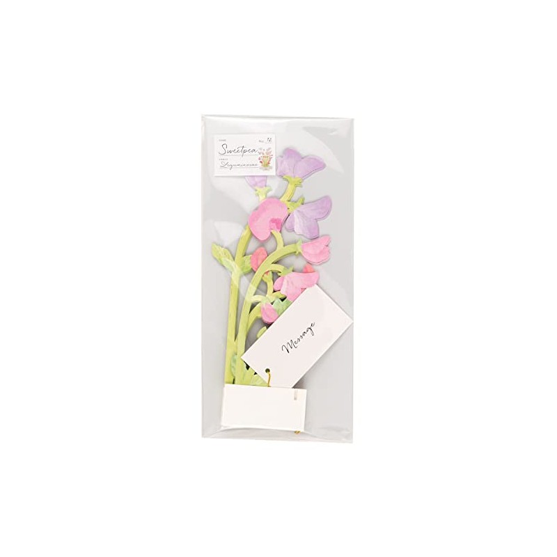 GreetingLife KE-37 Blooming Card Sweet Pea