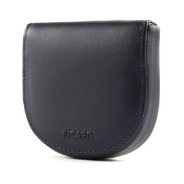 Picard Apache Men's Wallet Genuine Leather Small with Press Stud Purse Everyday, jeans colour, Change purse