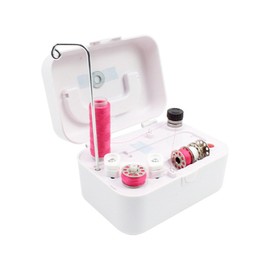 Electrical Bobbin Winder with Lock and Hidden Handle, Adjustable Bobbin Slot Fast Motor, Automatic Bobbin Winder for Sewing Machine Compatible with All Major Bobbin Types