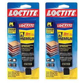 Loctite PL Premium Polyurethane Construction Adhesive 4-Ounce Tube (1451588) (Twо Pаck)