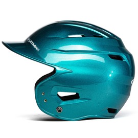 Boombah DEFCON Metallic Gloss Solid Batting Helmet Sleek Profile NOSCAE Teal - Size Junior 6 1/4" - 7"