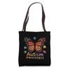 Autism Awareness Month Butterfly Puzzle Pieces Support Gift Tote Bag